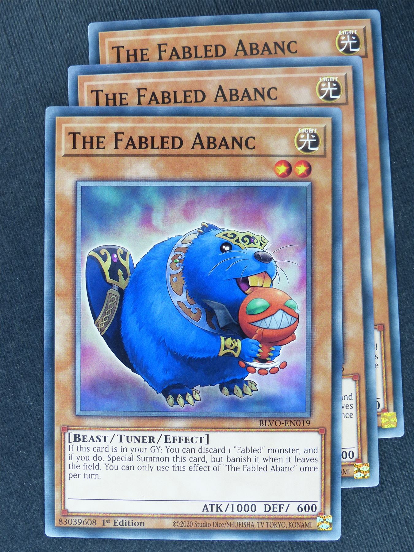 The Fabled Abanc x3 - Yugioh Cards #XB