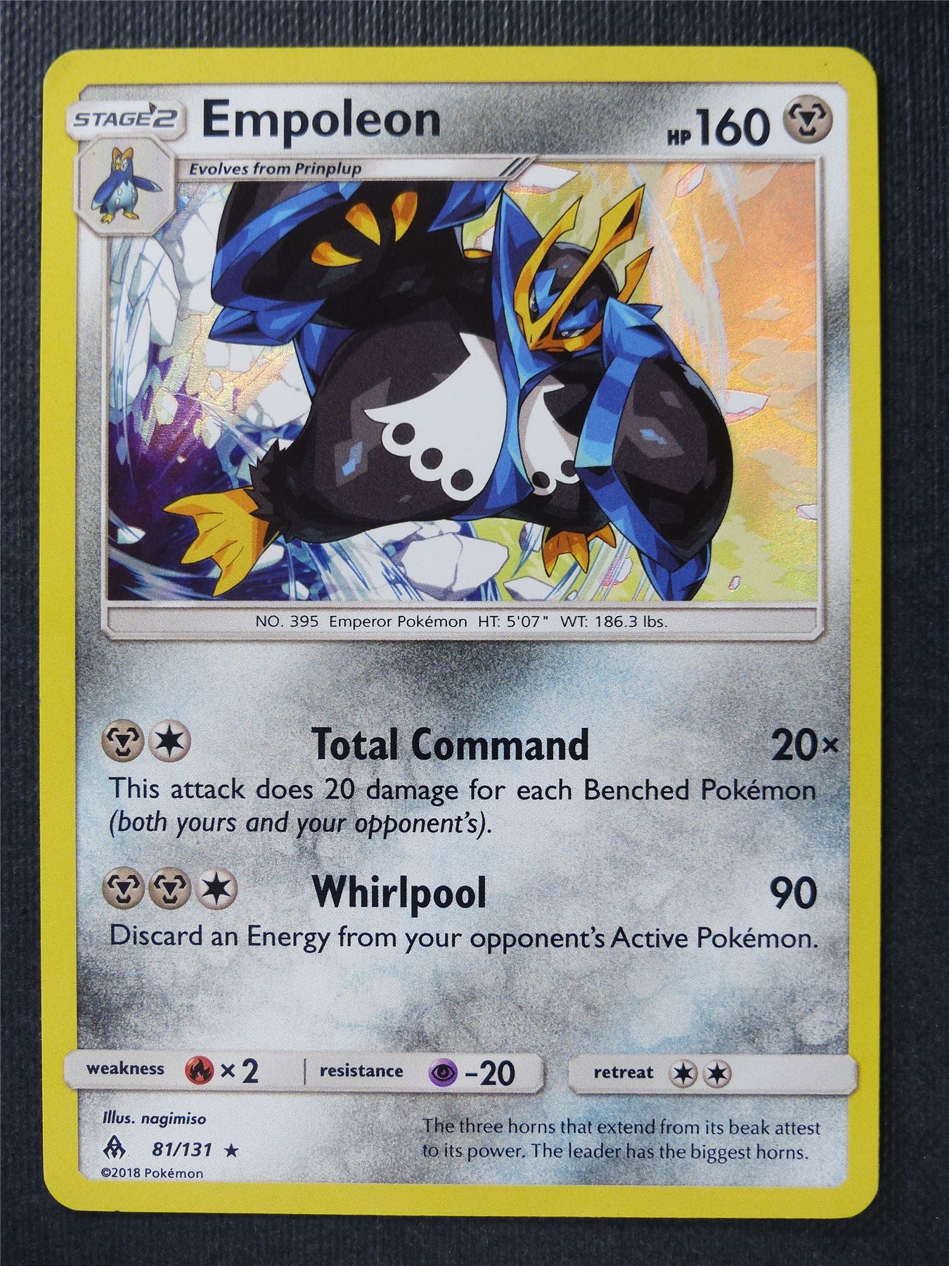 Empoleon 81/131 Holo - Pokemon Card #3BY