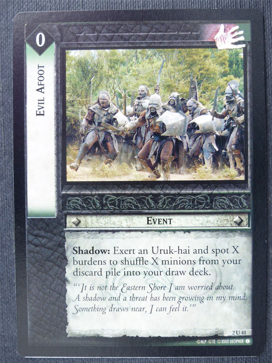 Evil Afoot 2 u 41 - LotR Cards #2ZL