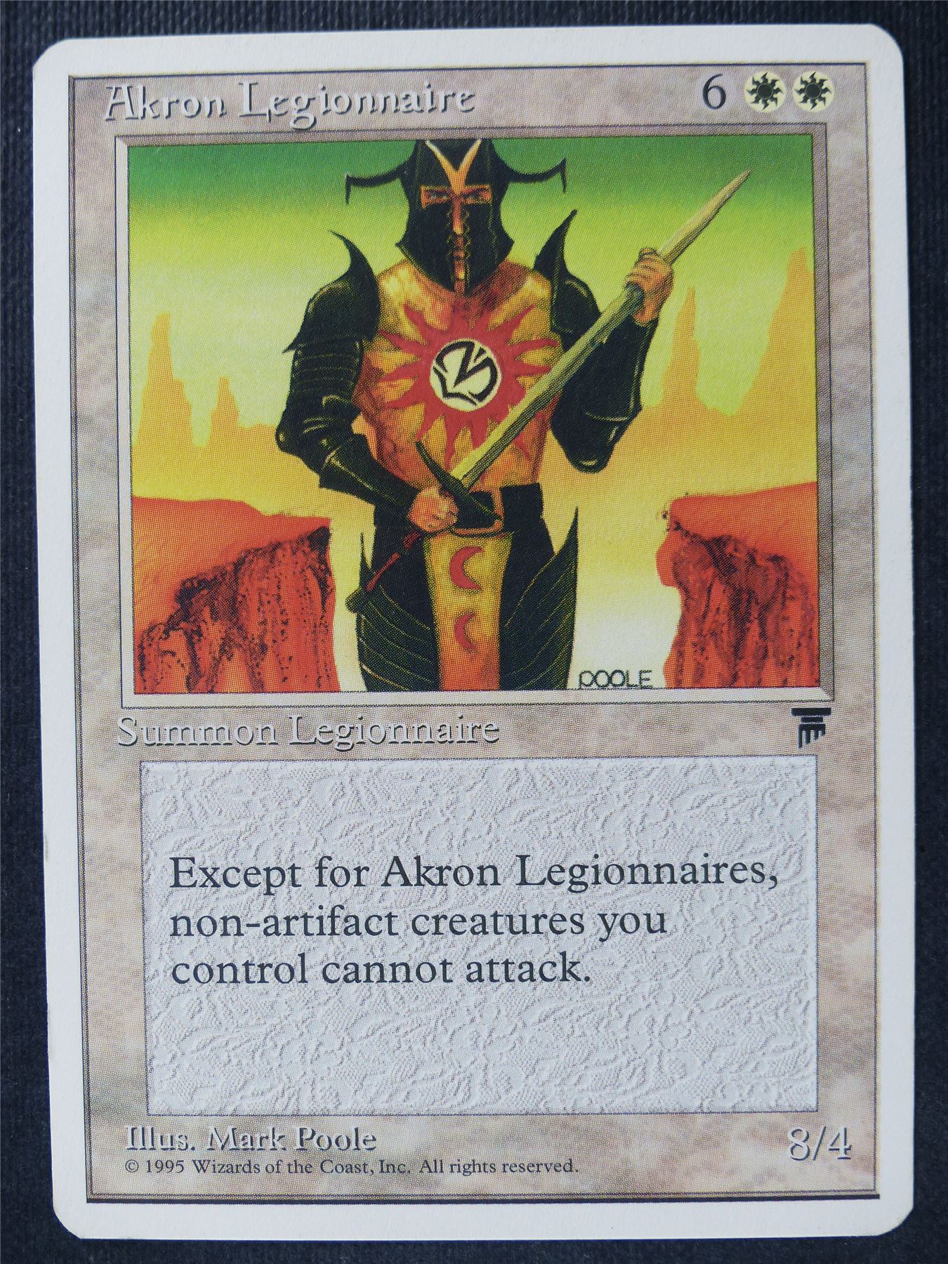 Akron Legionnaire - Mtg Card #1O0