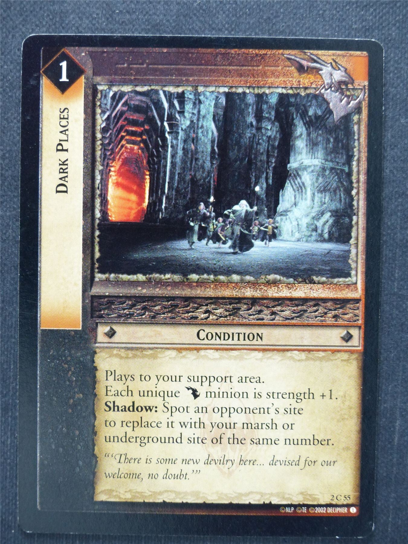 Dark Places 2 C 55 - LotR Cards #PN