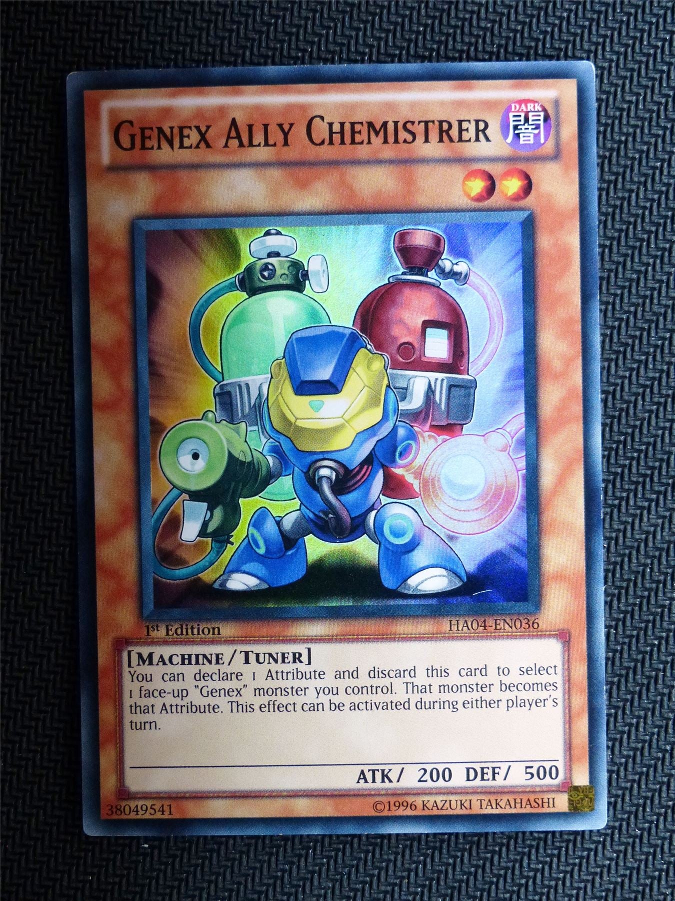 Genex Ally Chemistrer - HA04 - Super Rare - Yugioh Card # 1G63