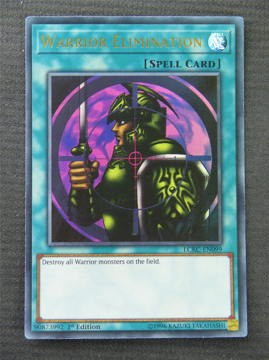 Warrior Elimination LCKC Ultra Rare - 1st Edition - Yugioh Card #1Q2