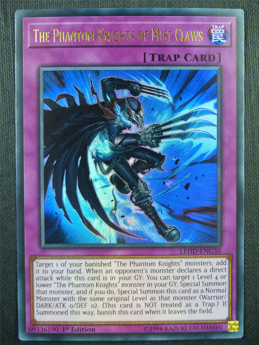 The Phantom Knights of Mist Claws LEHD Ultra Rare - 1st ed Yugioh Card #9CA