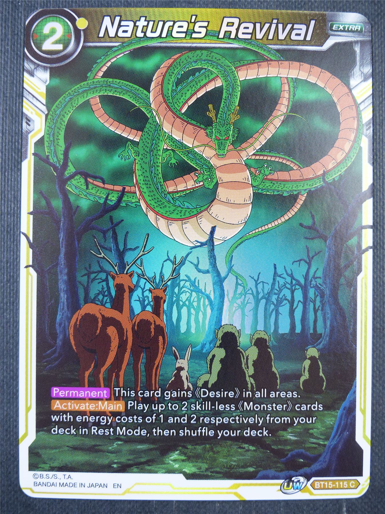 Nature's Revival BT15 Foil - Dragon Bal Super Card #8XP