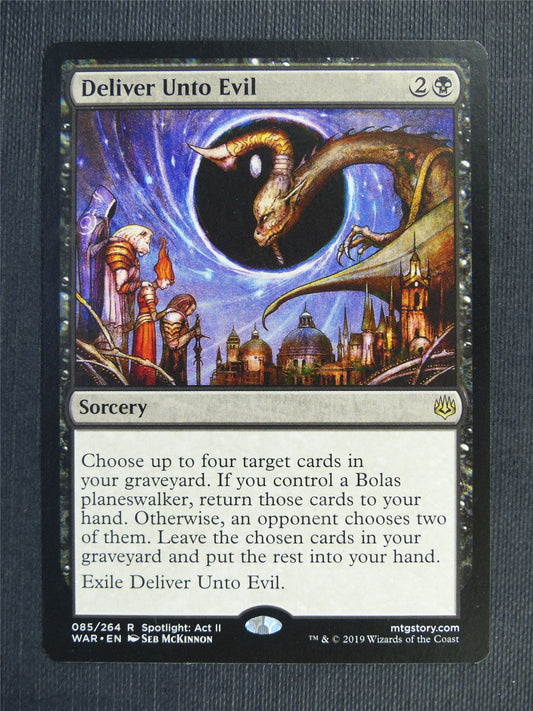 Deliver Unto Evil - Mtg Magic Cards #4KF