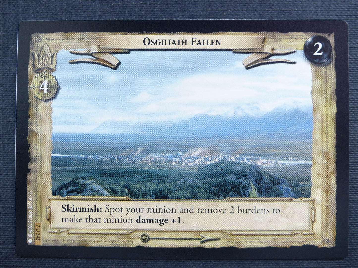 Osgiliath Fallen 7 U 342 - LotR Cards #2YA