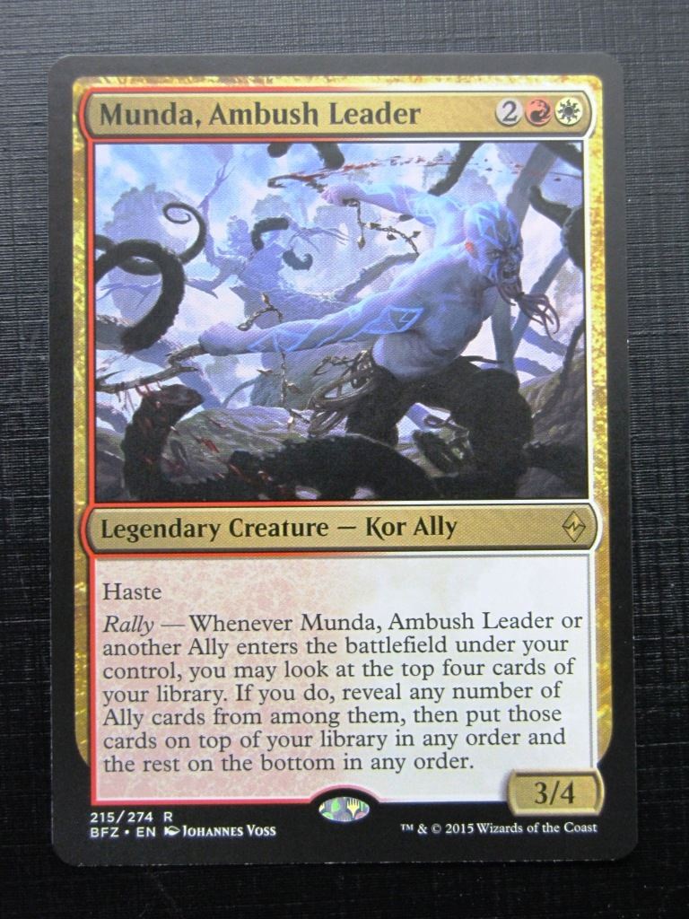 MTG Magic Cards: MUNDA, AMBUSH LEADER # 23J55