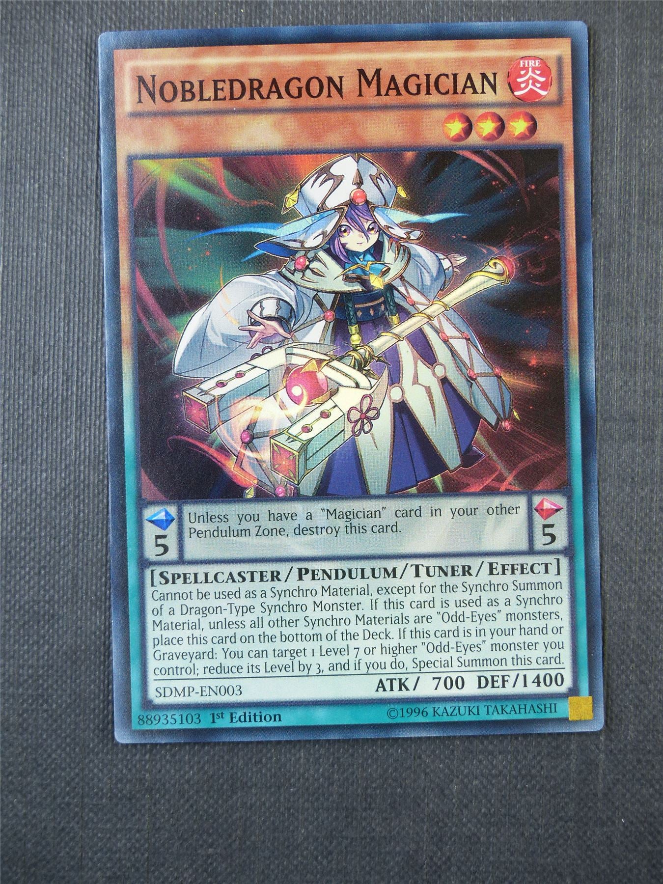 Nobledragon Magician - Yugioh Card #9LN