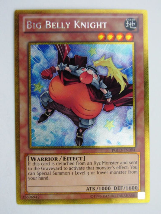 Yugioh Cards: BIG BELLY KNIGHT PGLD GOLD RARE # 28F54