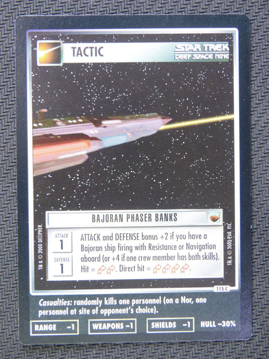 Tactic Bajoran Banks - Star Trek CCG Deep Space Nine #5BY