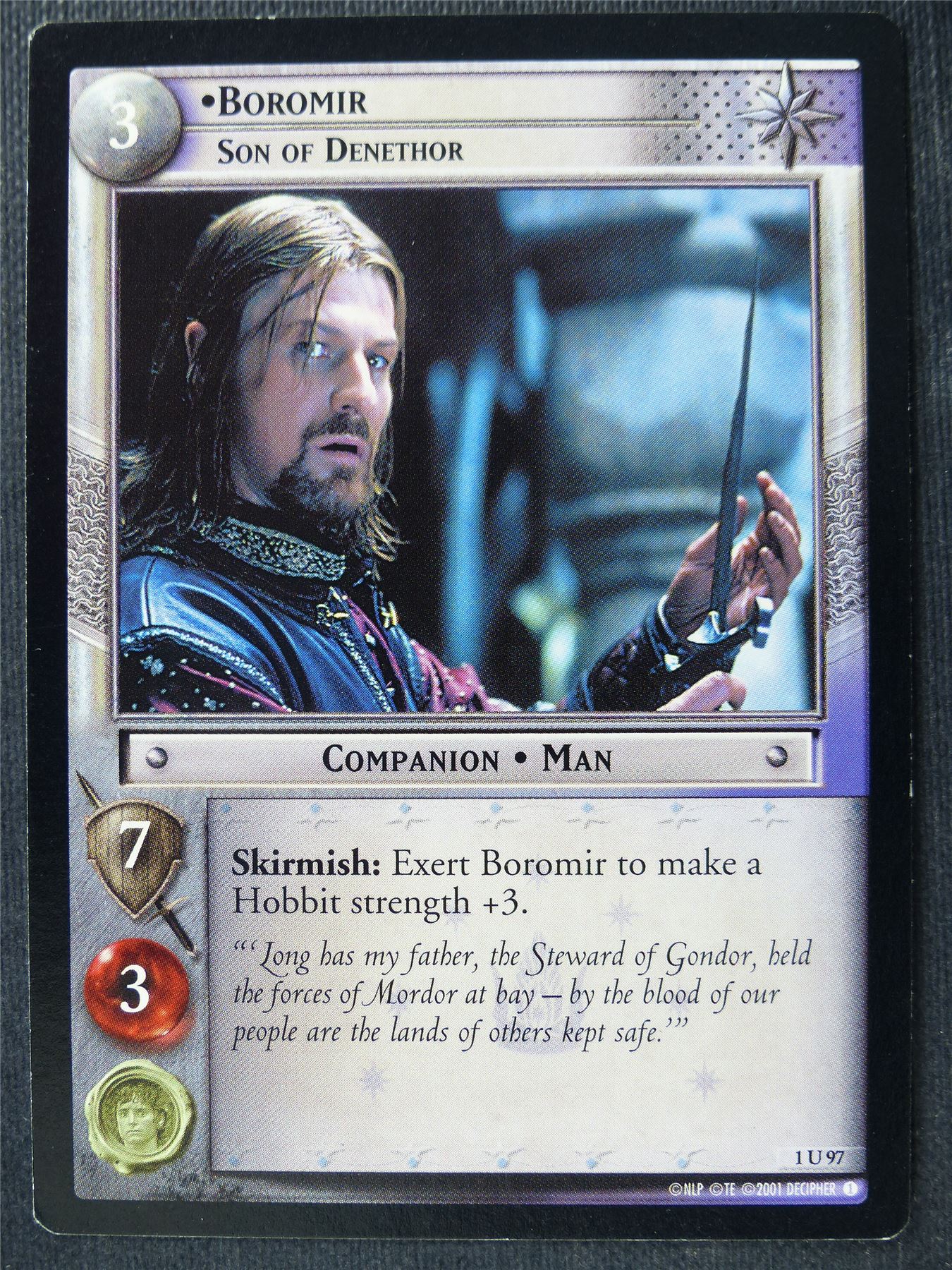 Boromir 1 U 97 - LotR Card #493