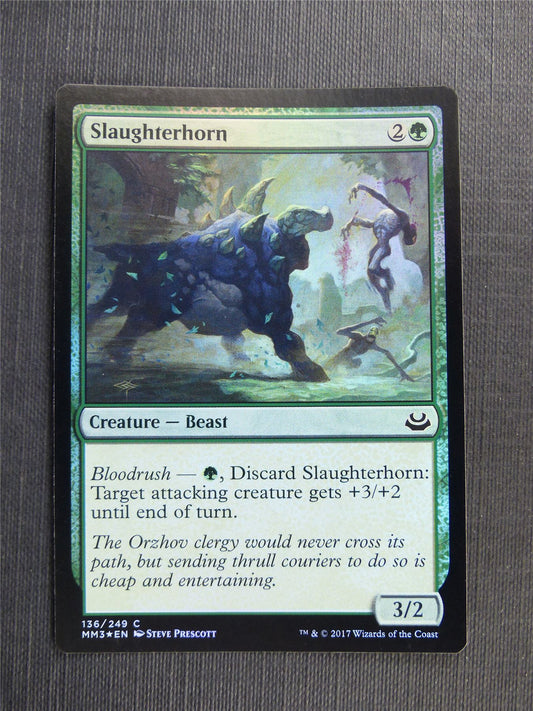 Slaughterhorn Foil - Mtg Magic Cards #56N