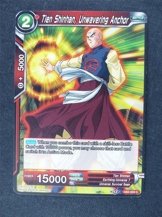 Tien Shinhan Unwavering Anchor - Dragon Ball Super Cards #JQ