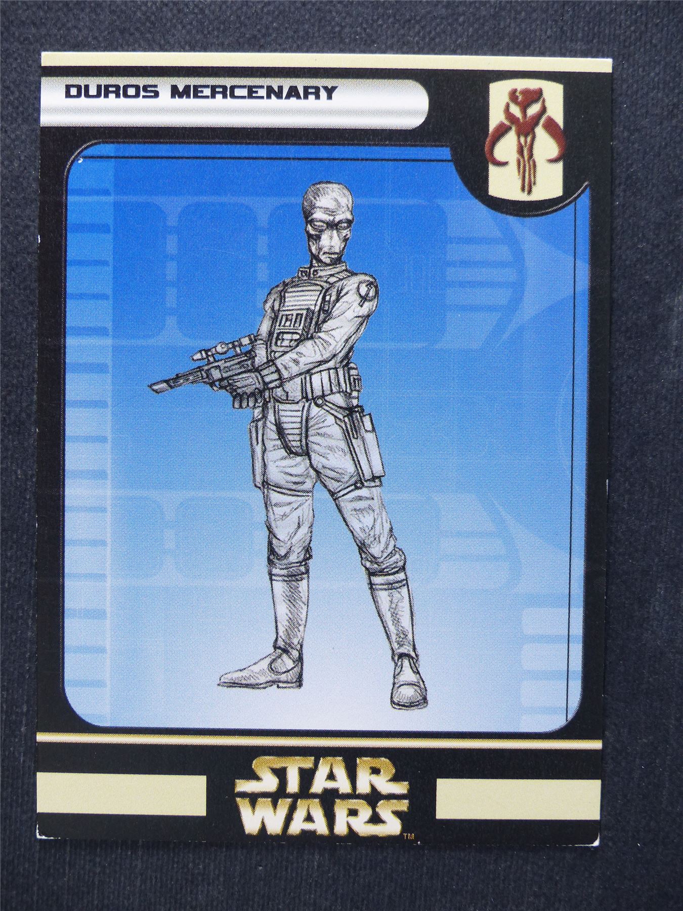 Duros Mercenary 44/60 - Star Wars Miniatures Spare Cards #65