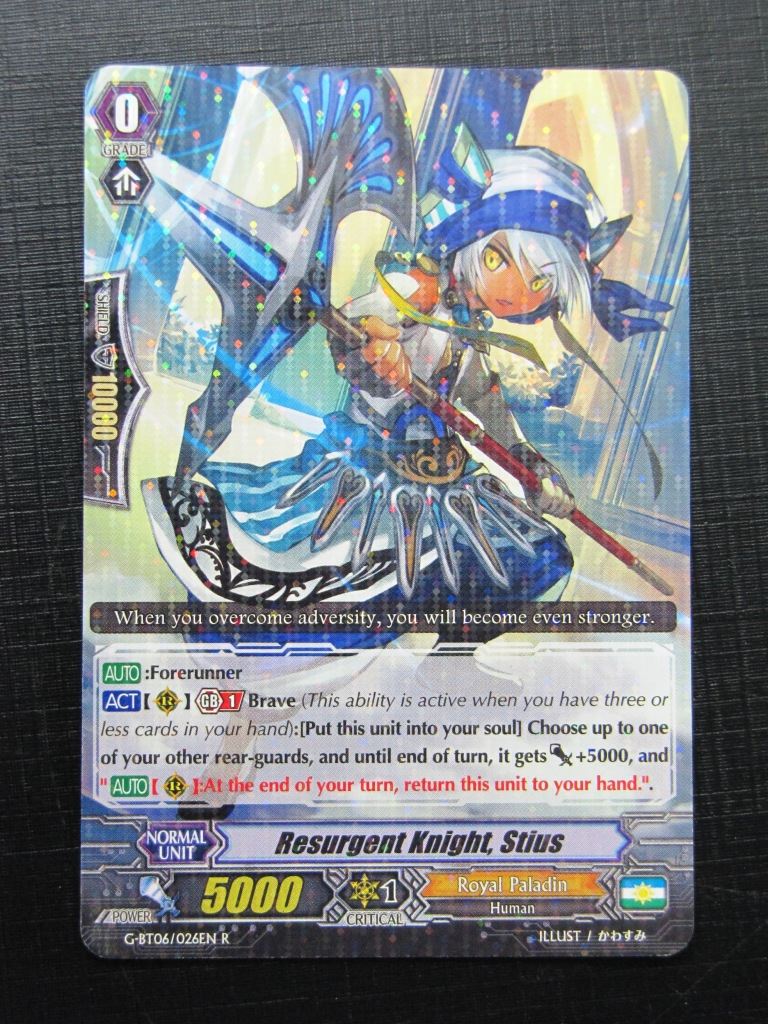 Vanguard Cards: MODEL KNIGHT, ORHAN G-BT06 RR # 19J47