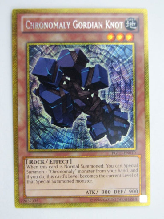 Yugioh Cards: CHRONOMALY GUARDIAN KNOT PGLD GOLD RARE # 28F55