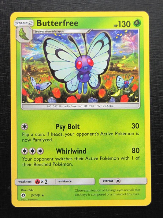 Pokemon Cards: BUTTERFREE 3/149 # 24J59