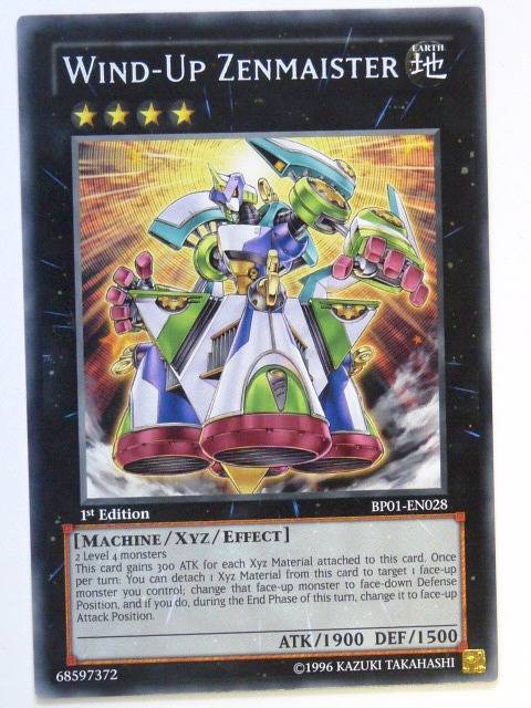 YUGIOH yu-gi-oh CCG - WIND-UP ZENMAISTER BP01