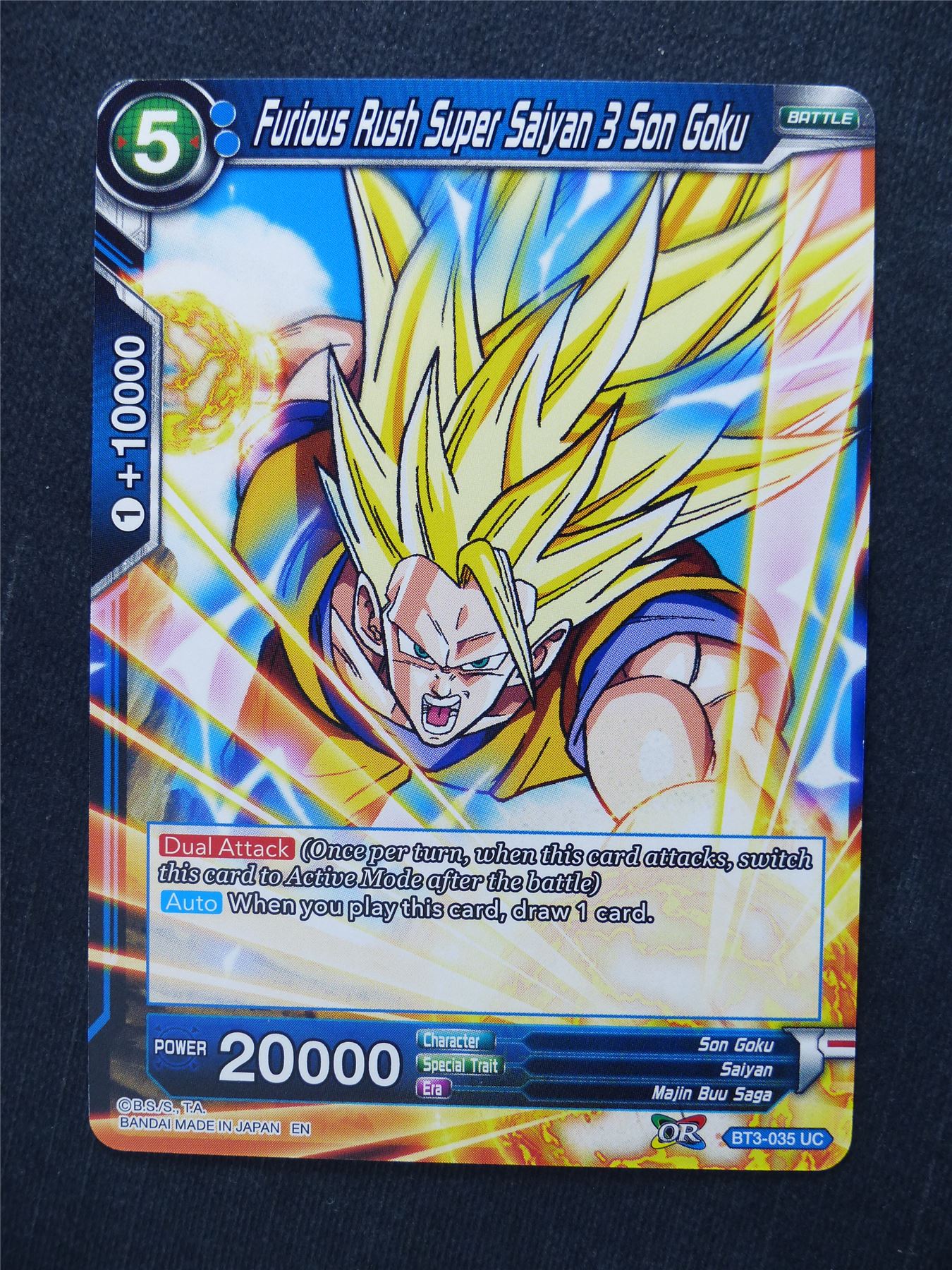 Furious Rush Super Saiyan 3 Son Goku - Dragon Ball Super Cards #G5