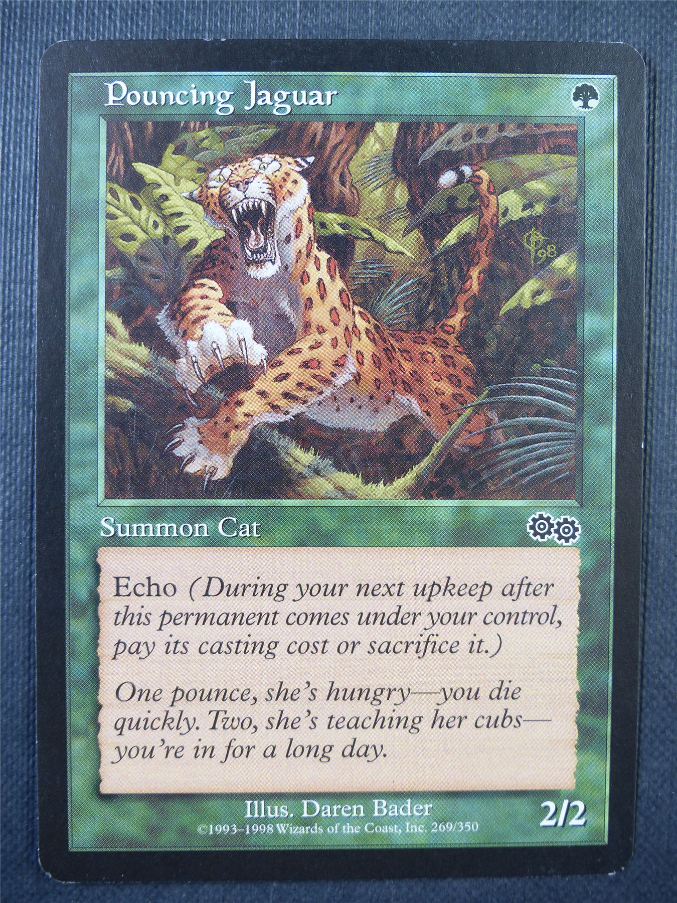 Pouncing Jaguar - Urza's Saga - Mtg Card #744