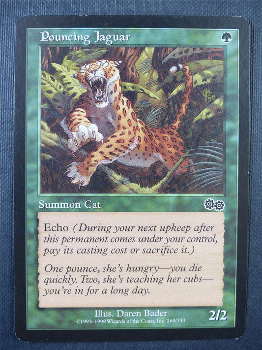 Pouncing Jaguar - Urza's Saga - Mtg Card #744