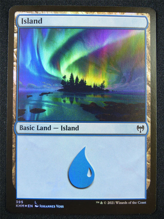Island 395 Foil - Mtg Card #21R