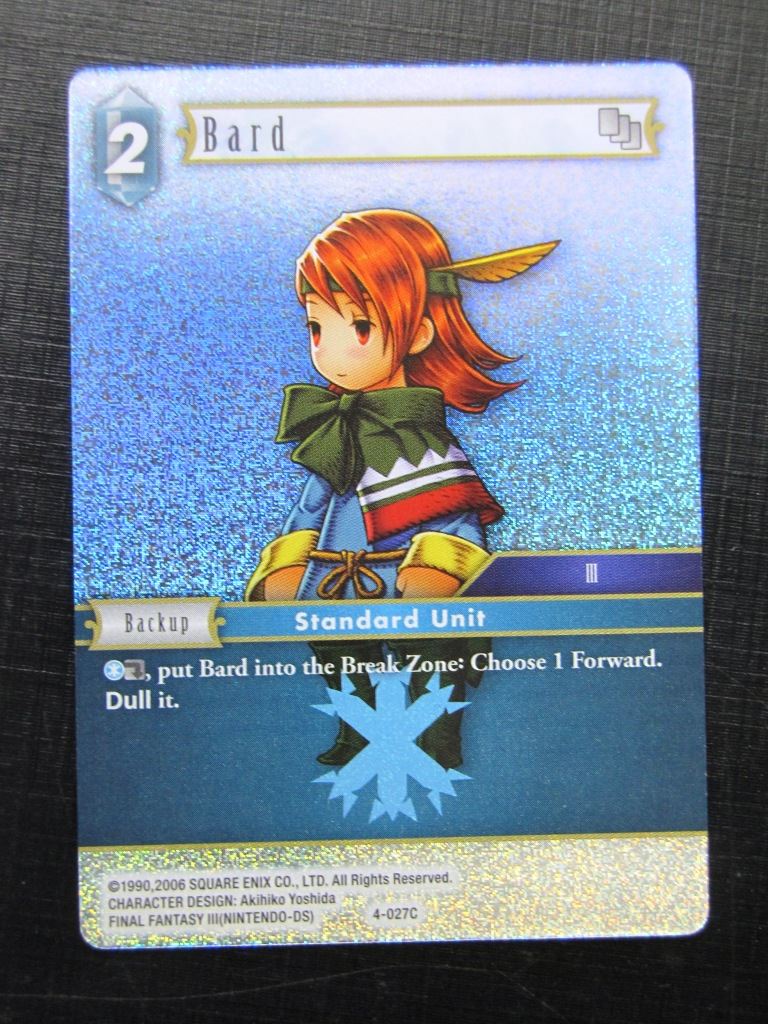 Bard 4-027C Foil - Final Fantasy Card # 6I91