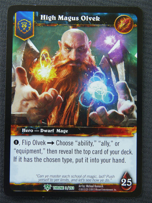 High Magus Olvek - Uncommon - World Of Warcraft #1IK