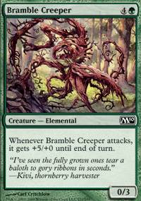 Mtg Magic Card: M10 : Bramble Creeper