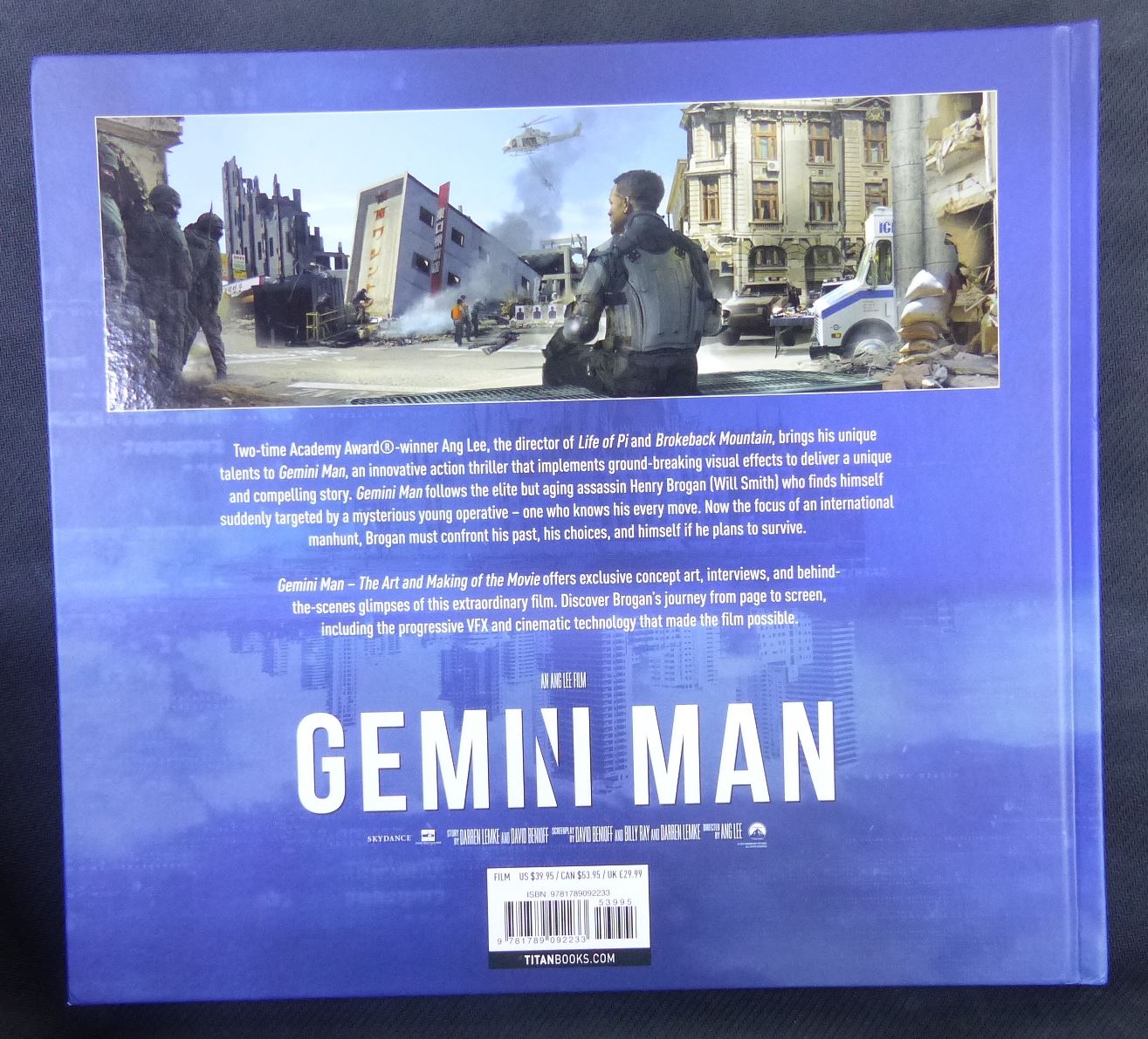 Gemini Man - The Art And Making Of The Movie - Art Book Hardback #1BX