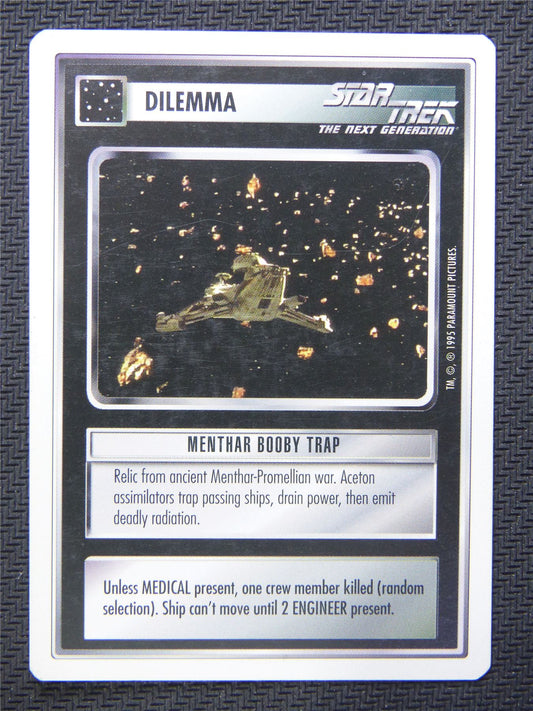 Dilemma Menthar Booby Trap - Star Trek CCG Next Gen #4XY