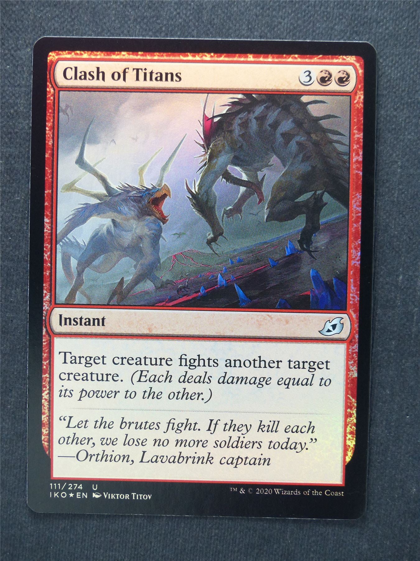 Clash of Titans Foil - Mtg Magic Cards #S9