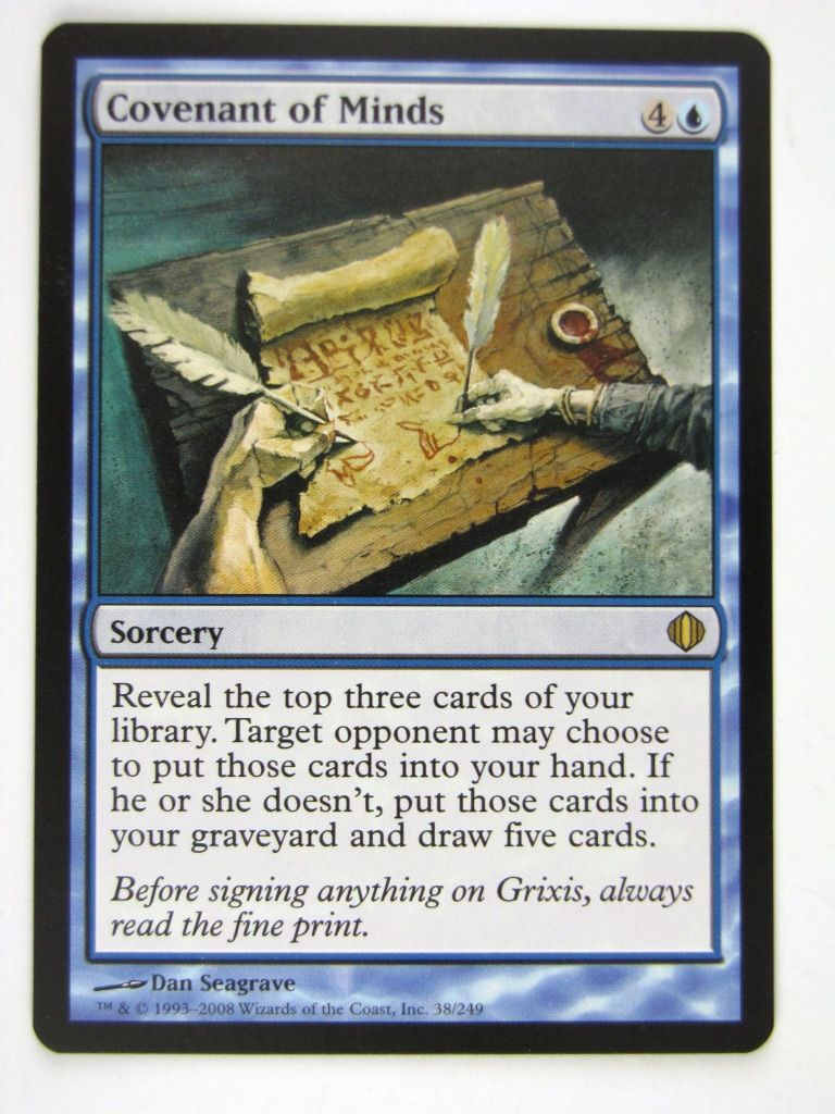 MTG played Cards: COVENANT OF MINDS # 13I11