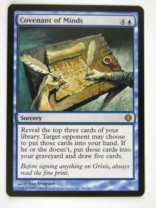 MTG played Cards: COVENANT OF MINDS # 13I11