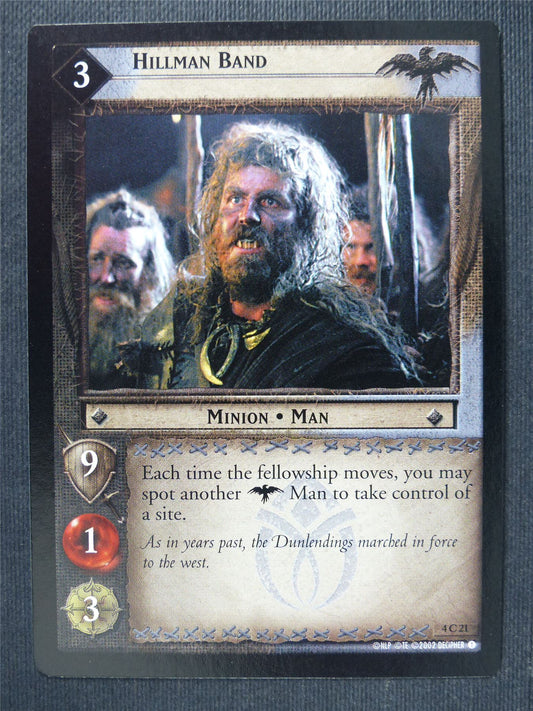 Hillman Band 4 C 21 - LotR Cards #3M6