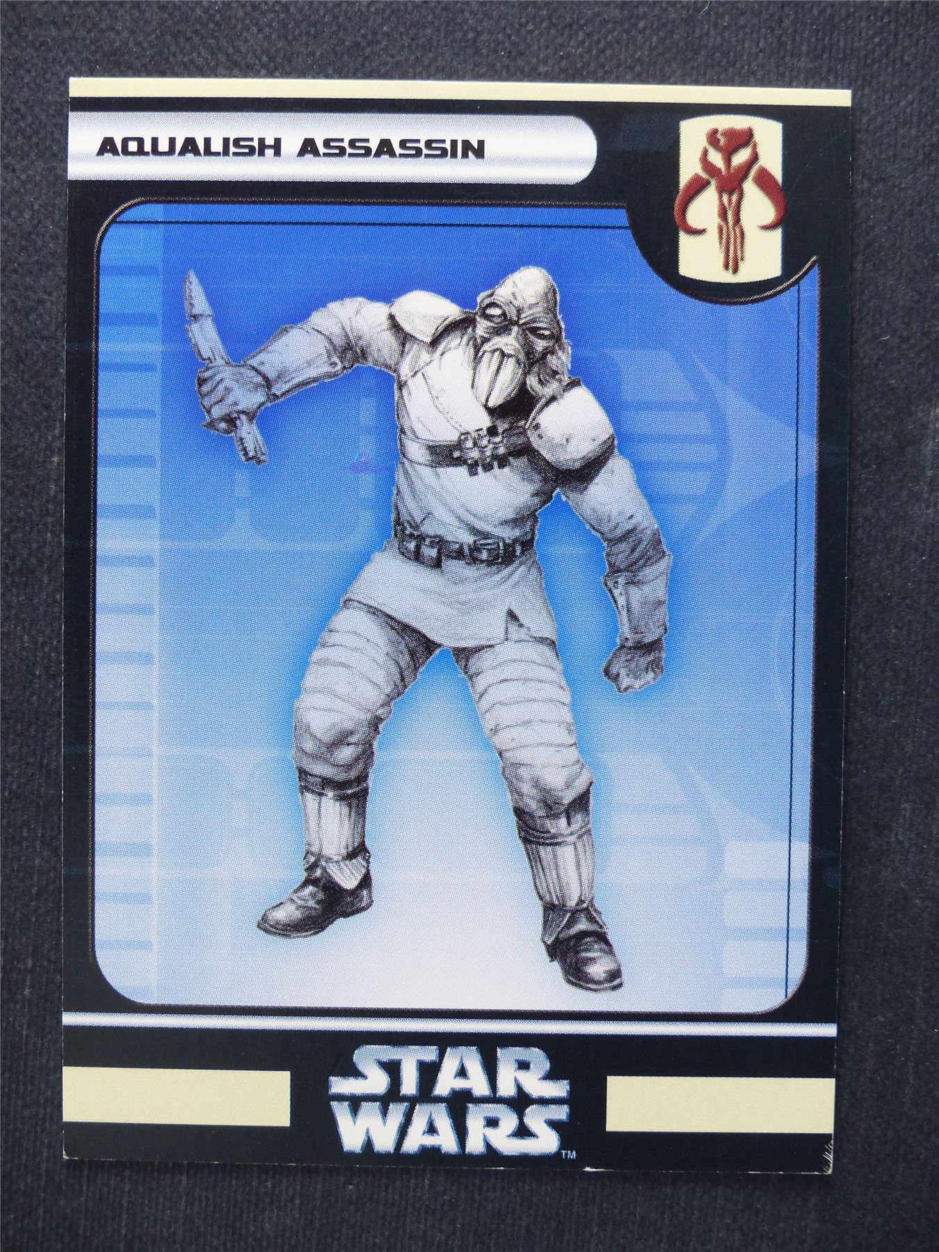 Aqualish Assassin 15/60 - Star Wars Miniatures Spare Cards #76