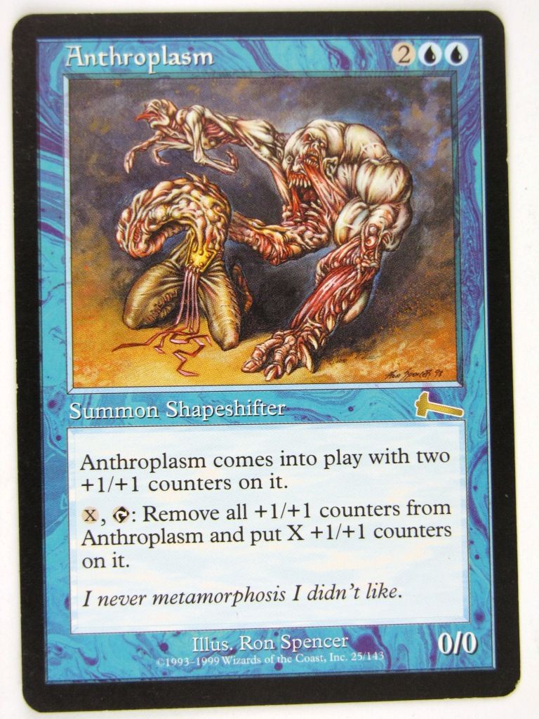 MTG Magic: The Gathering Cards: ANTHROPLASM - Played Rare