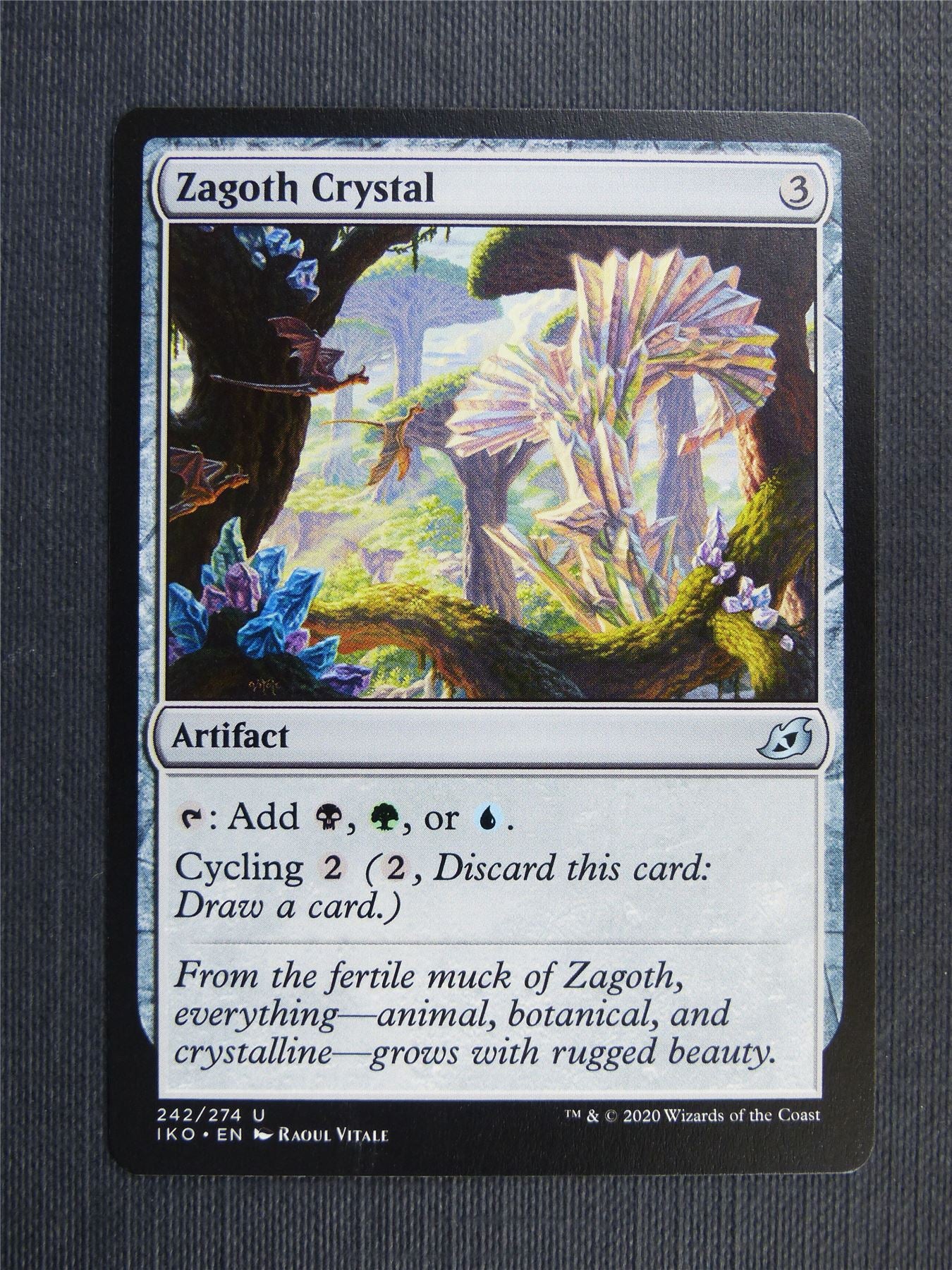 Zagoth Crystal - IKO Mtg Card