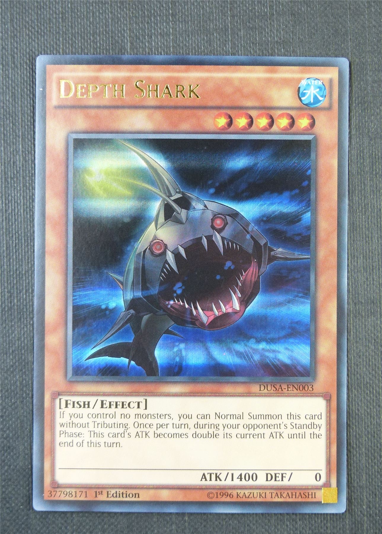 Depth Shark DUSA 1st Ed - Ultra Rare - Yugioh Card #7F2