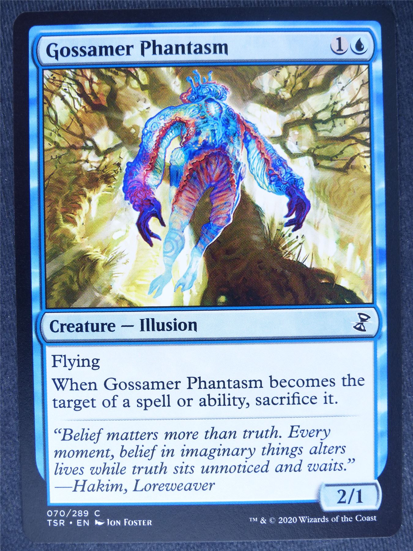Gossamer Phantasm - Remastered - Mtg Magic Cards #WG