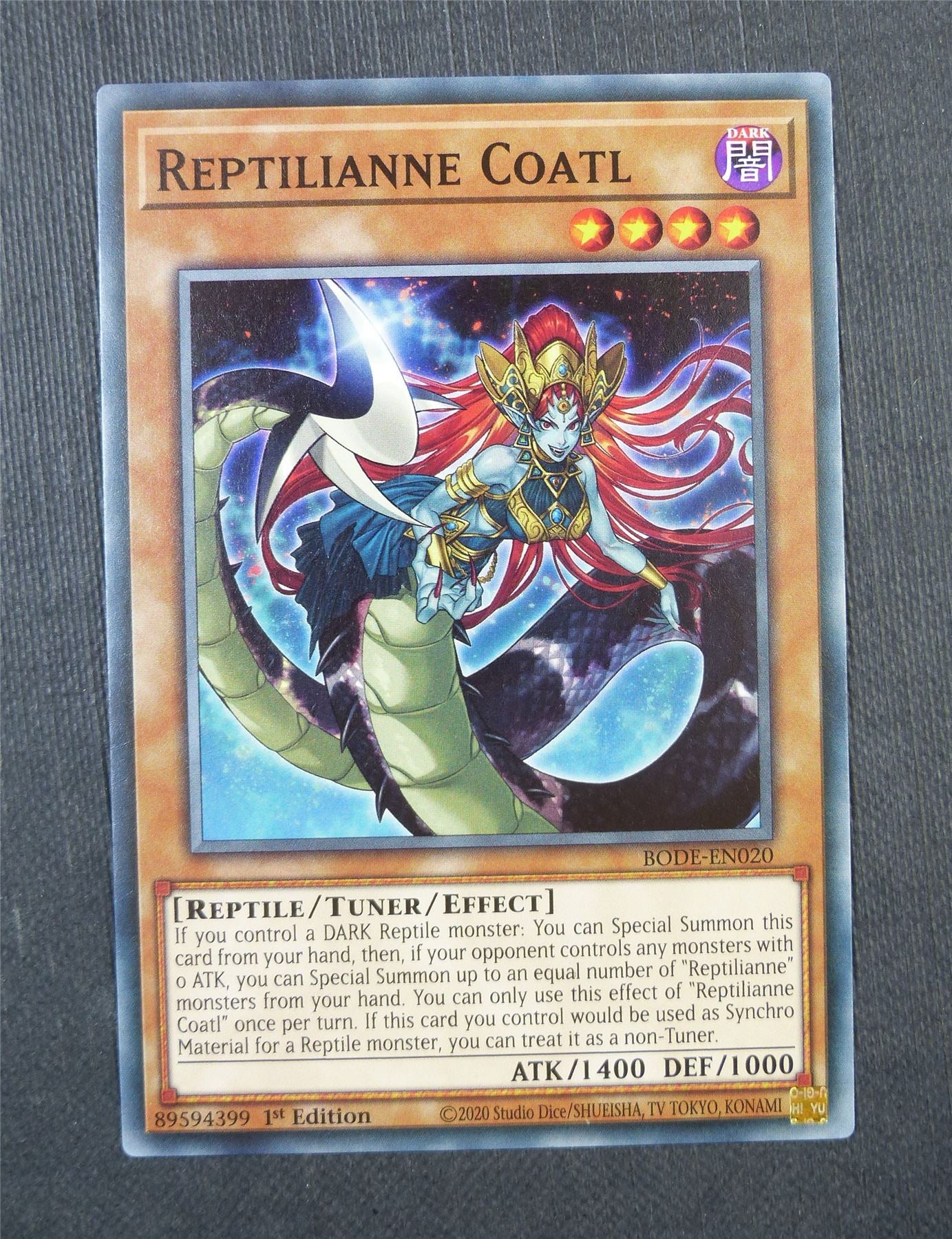 Reptilianne Coatl BODE 1st Ed - Yugioh Card #5GE