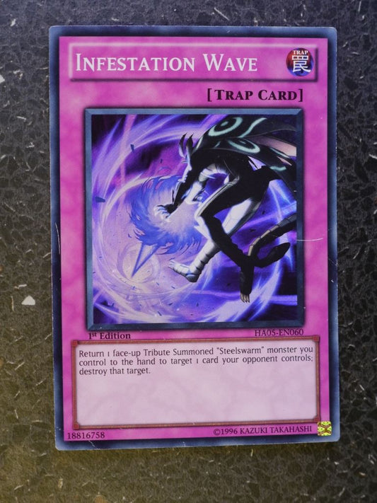 Yugioh Cards: INFESTATION WAVE HA05 SUPER RARE # 3E99