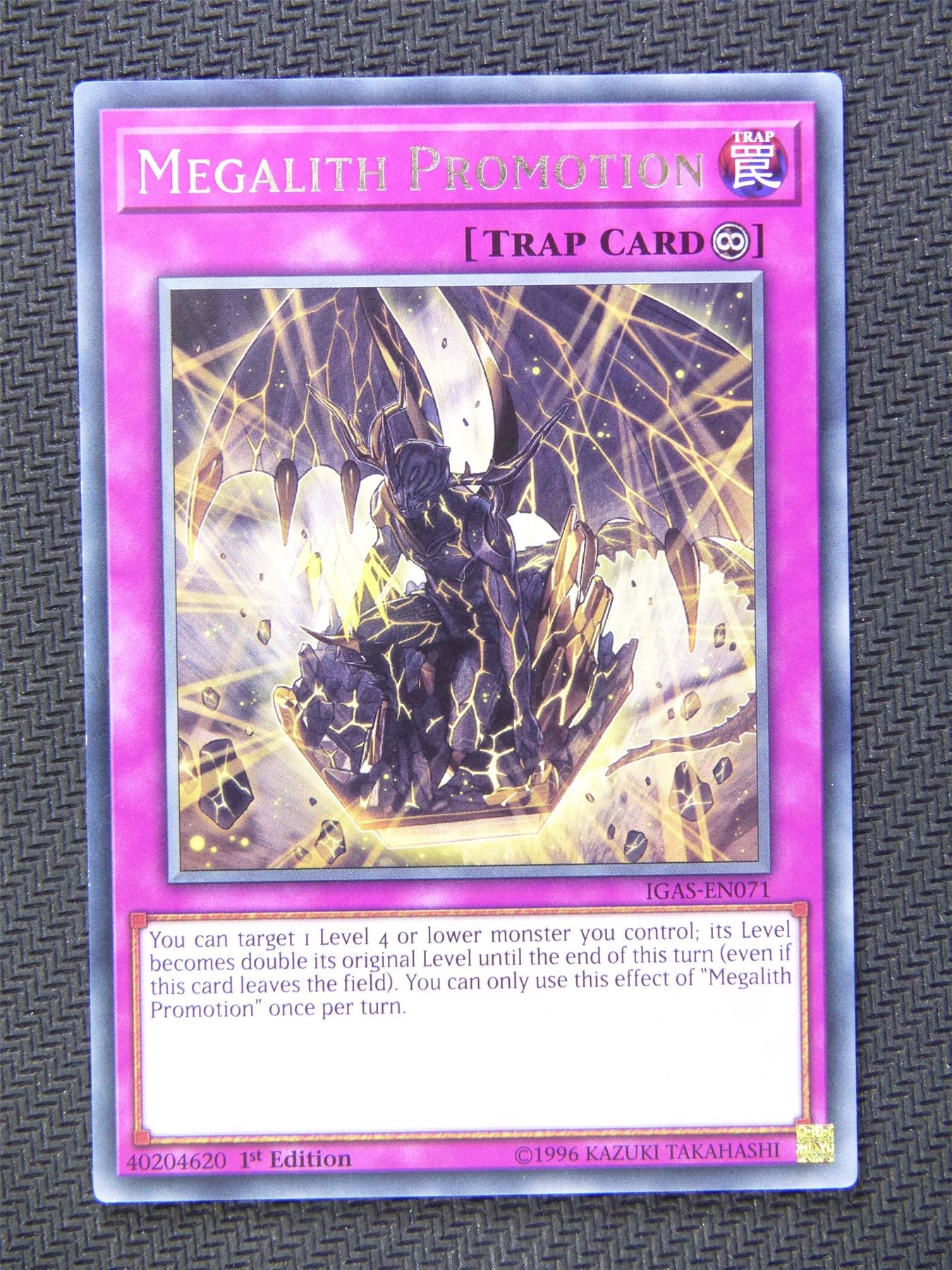 Megalith Promotion IGAS Rare 1st Ed - Yugioh Cards #5CN