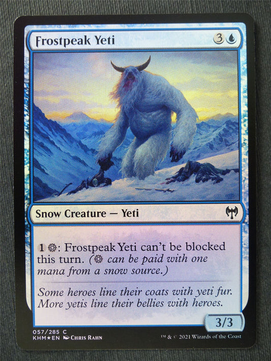 Frostpeak Yeti Foil - Mtg Magic Cards #WI