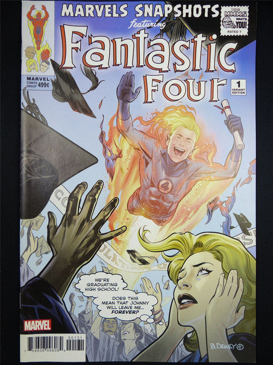 Marvels Snapshots Featuring FANTASTIC Four #1 Variant - Marvel Comic #1W9