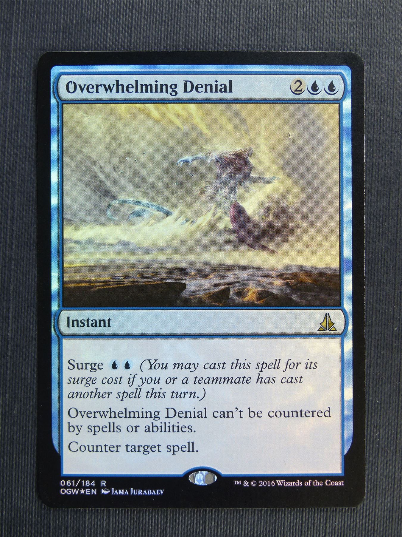 Overwhelming Denial Foil - Mtg Magic Cards #35M