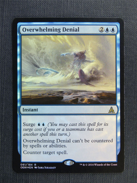 Overwhelming Denial Foil - Mtg Magic Cards #35M