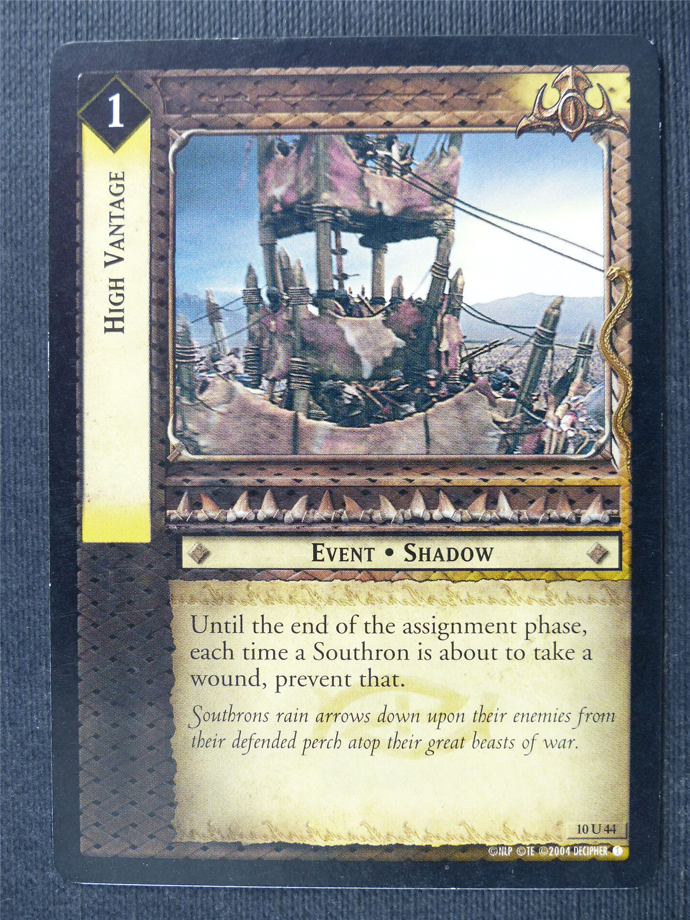 High Vantage - LotR Cards #2TU