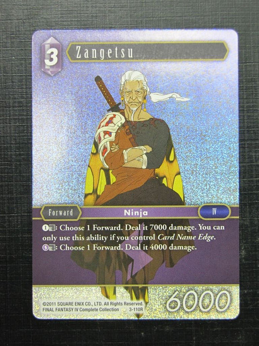 ZANGETSU 3-110R FOIL - Final Fantasy Card # I65